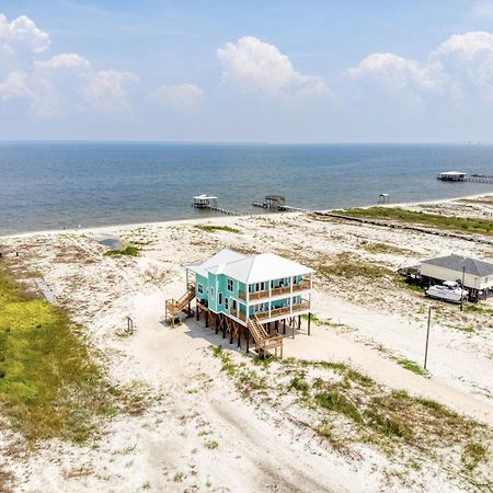 Salty Seahorse - Waterfront! Pet Friendly! Game Room, Pool Table, Beautiful Views - Room For The Whole Family Home Dauphin Island Buitenkant foto
