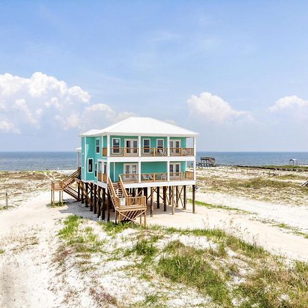 Salty Seahorse - Waterfront! Pet Friendly! Game Room, Pool Table, Beautiful Views - Room For The Whole Family Home Dauphin Island Buitenkant foto