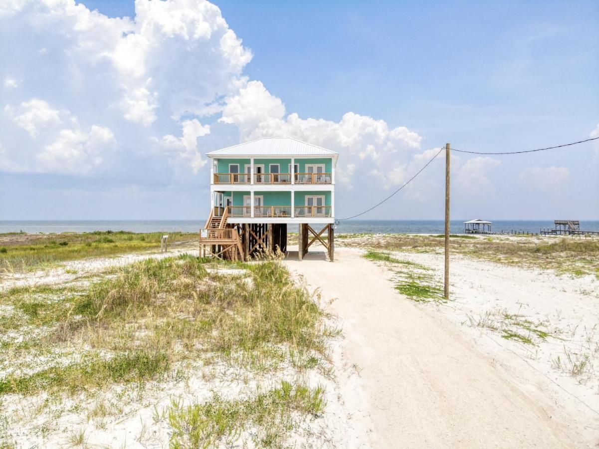 Salty Seahorse - Waterfront! Pet Friendly! Game Room, Pool Table, Beautiful Views - Room For The Whole Family Home Dauphin Island Buitenkant foto