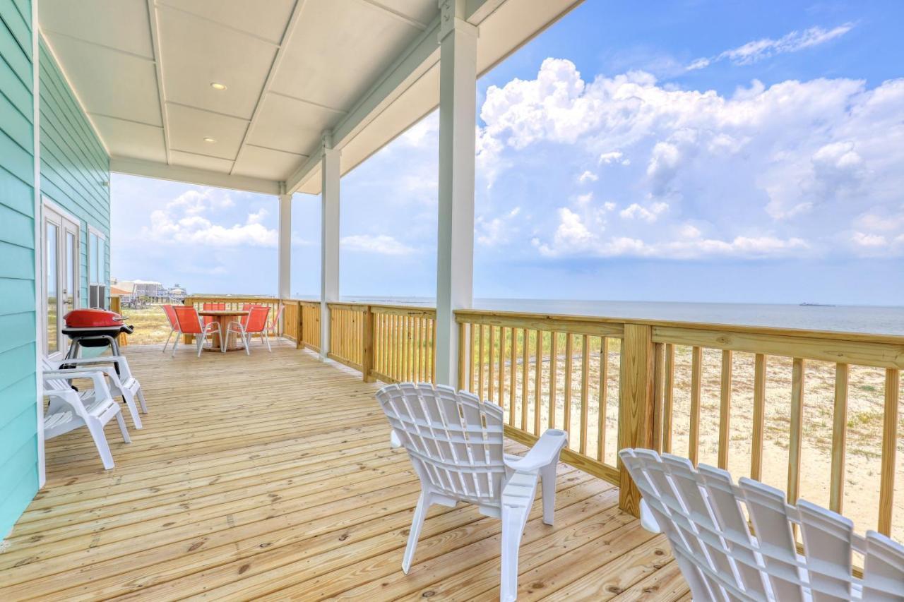 Salty Seahorse - Waterfront! Pet Friendly! Game Room, Pool Table, Beautiful Views - Room For The Whole Family Home Dauphin Island Buitenkant foto