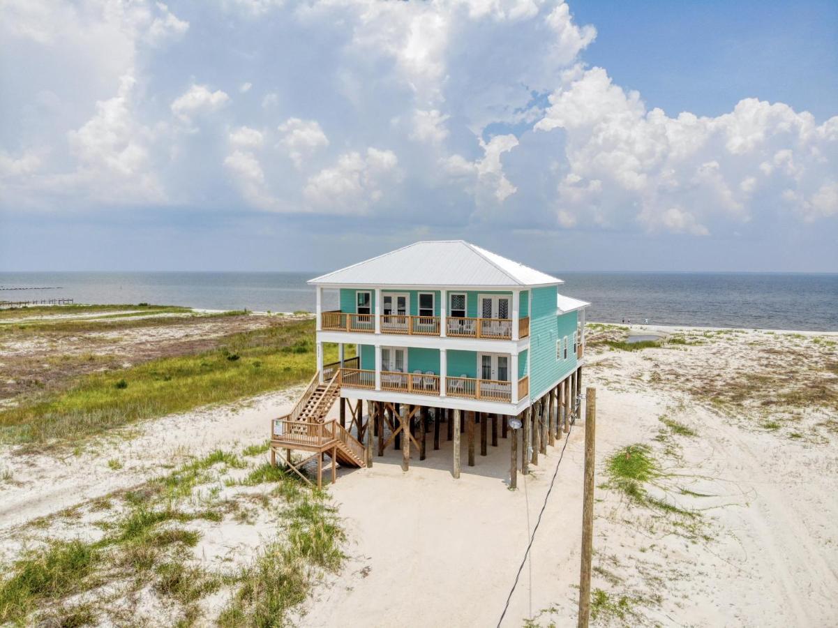 Salty Seahorse - Waterfront! Pet Friendly! Game Room, Pool Table, Beautiful Views - Room For The Whole Family Home Dauphin Island Buitenkant foto